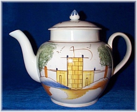 Leeds Castle teapot after restoration
